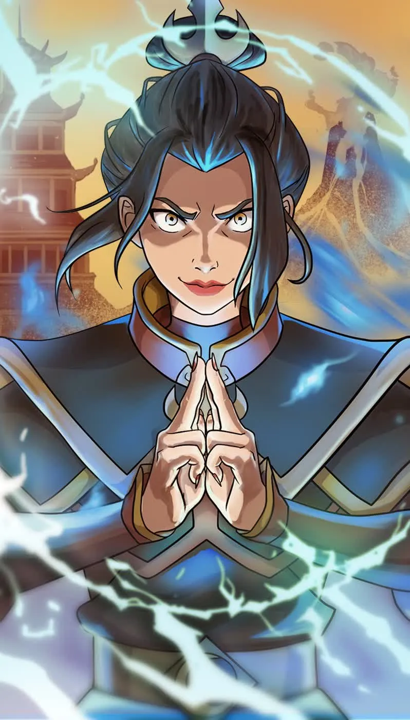 Official Azula character portrait for Avatar Legends: The Fighting Game.