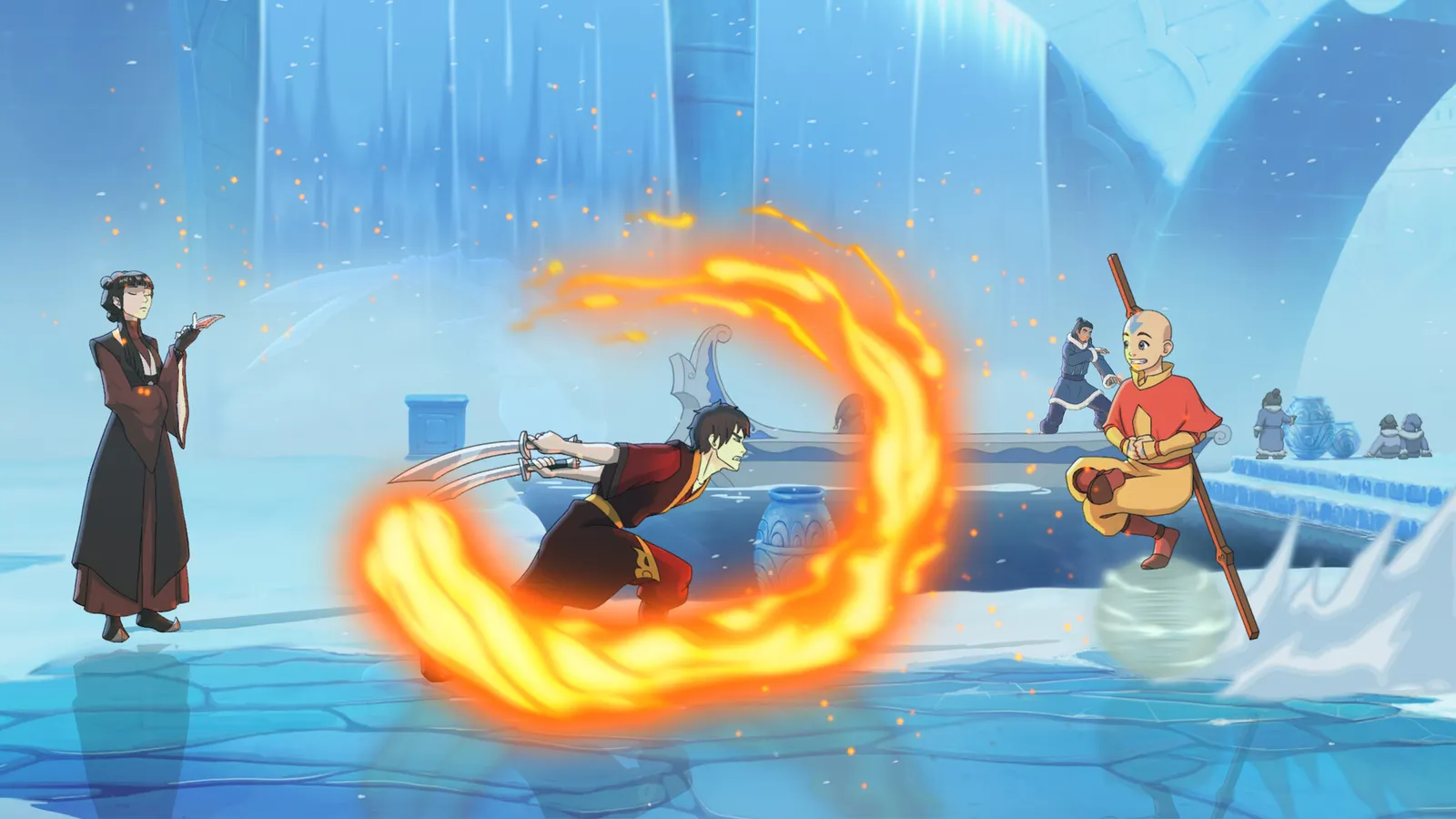Avatar Legends: The Fighting Game — official gameplay screenshot.