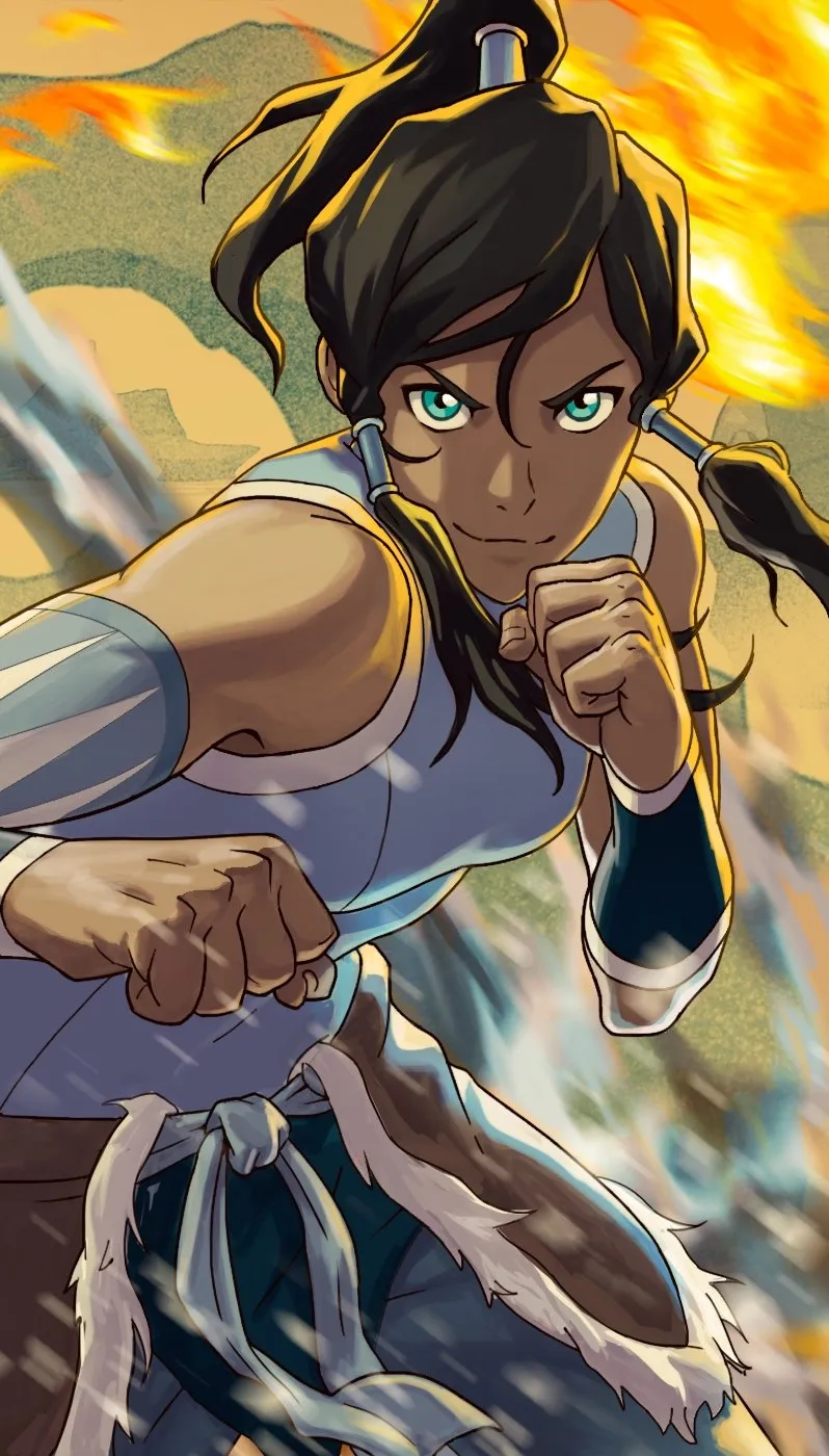 Official Korra character portrait for Avatar Legends: The Fighting Game.