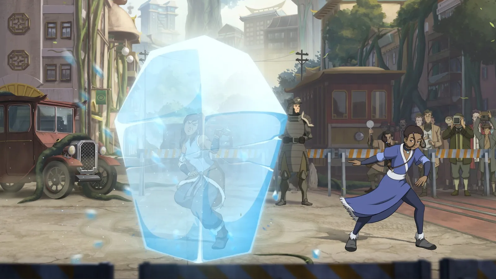 Zaheer in Avatar Legends — flight and Red Lotus assists make him the roster's most technical fighter.