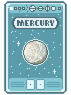 Mercury 星球牌卡面(壁纸风格示例)
