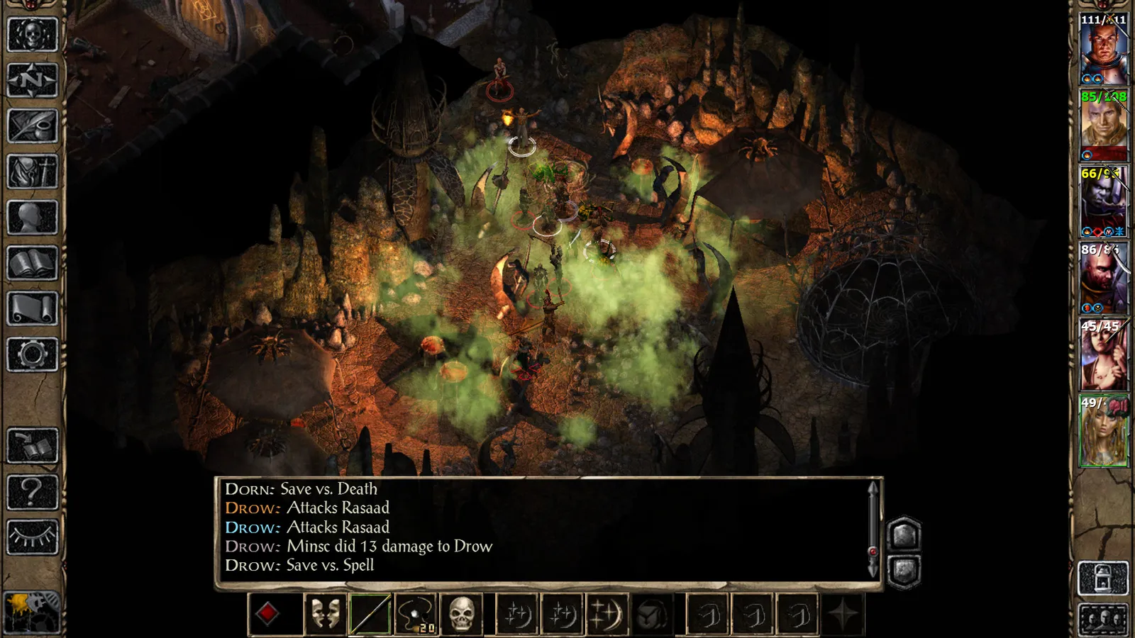 Baldur's Gate II: Enhanced Edition gameplay screenshot (official Steam store page)