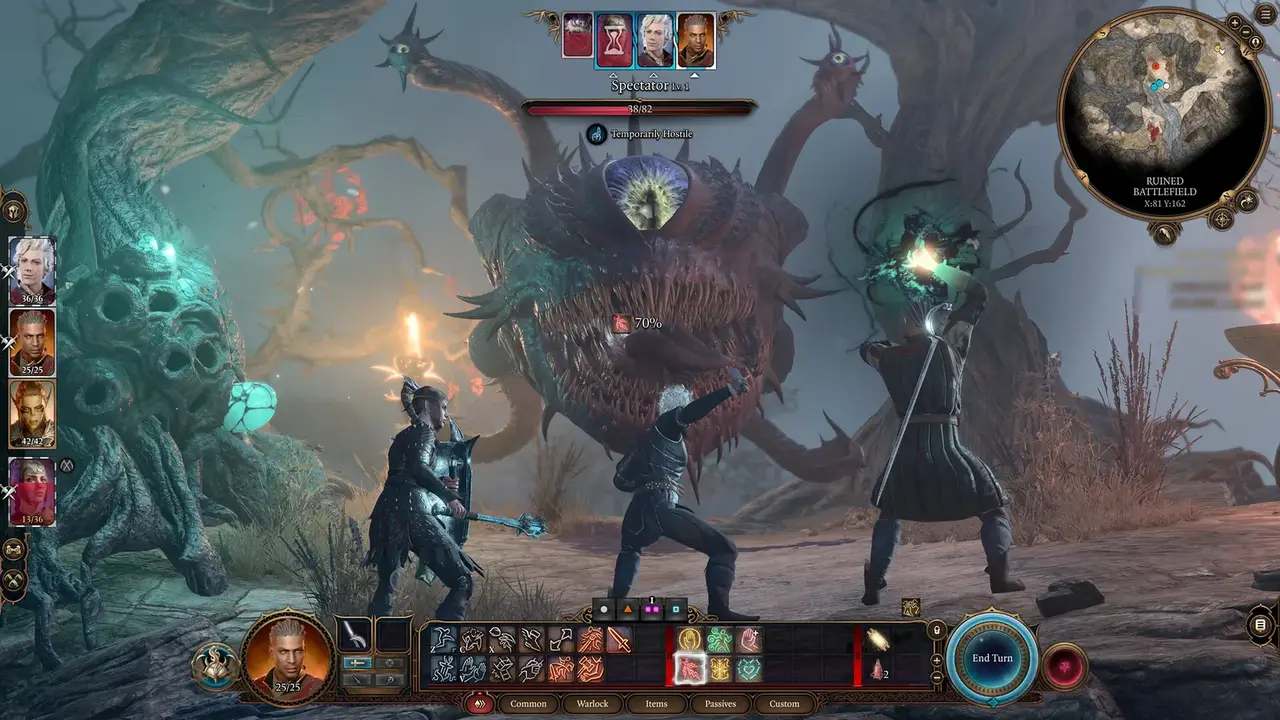 Baldur's Gate 3 official gameplay screenshot (Steam store page)