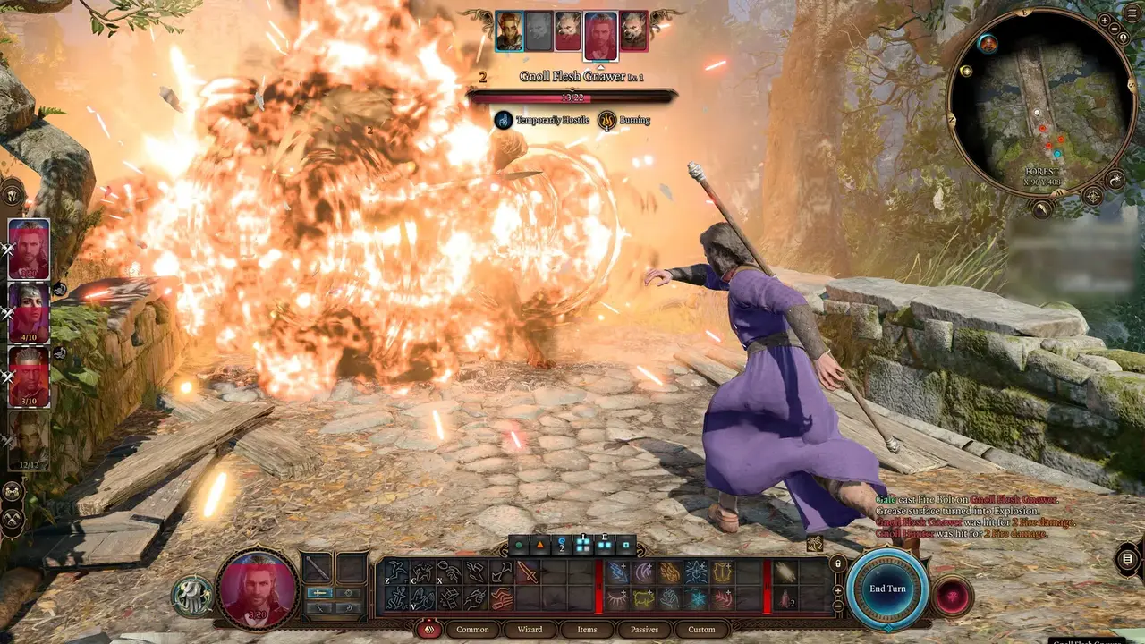 Baldur's Gate 3 official gameplay screenshot (Steam store page)