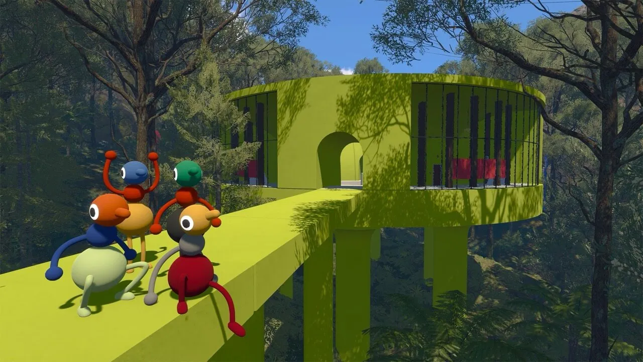 Big Walk drawbridge scene
