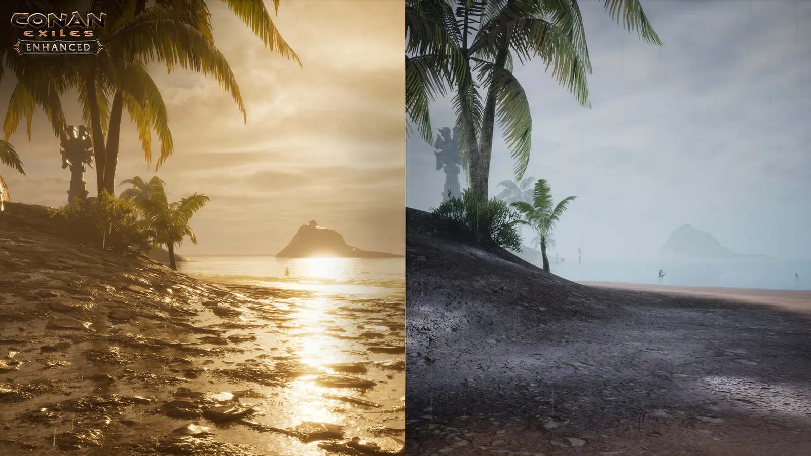 Official Conan Exiles Enhanced screenshot from the Steam store page — gameplay shown in the current build.