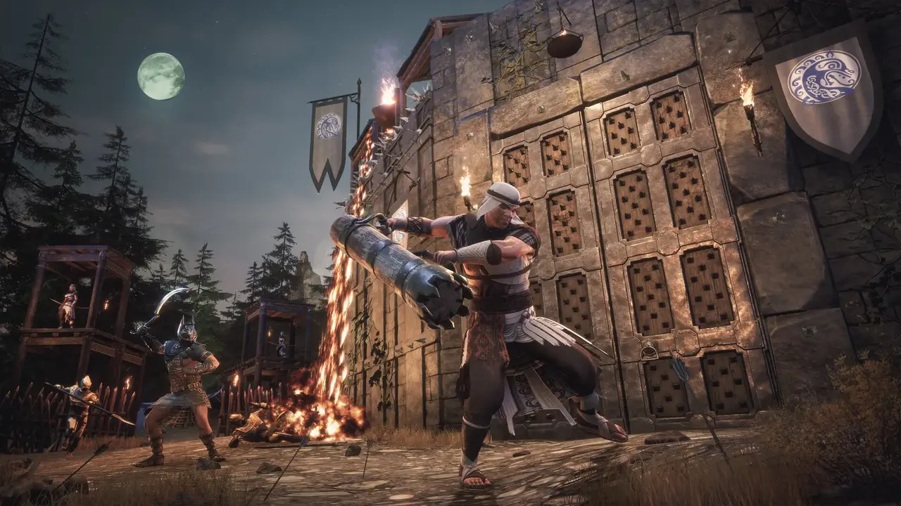 Official Conan Exiles Enhanced screenshot from the Steam store page — the game the mod scene builds on.