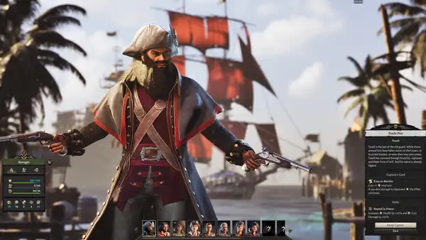Corsair Cove — resource gathering in the cove