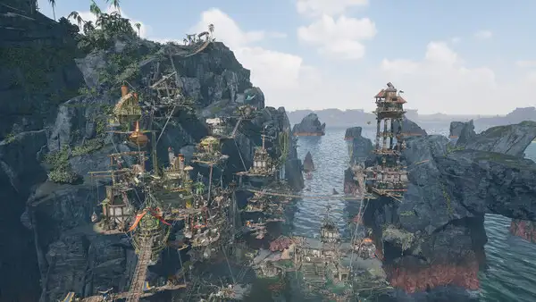 Corsair Cove — a GPU-heavy pirate settlement
