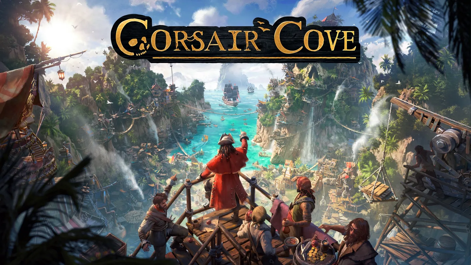 Corsair Cove — a pirate fleet at sea