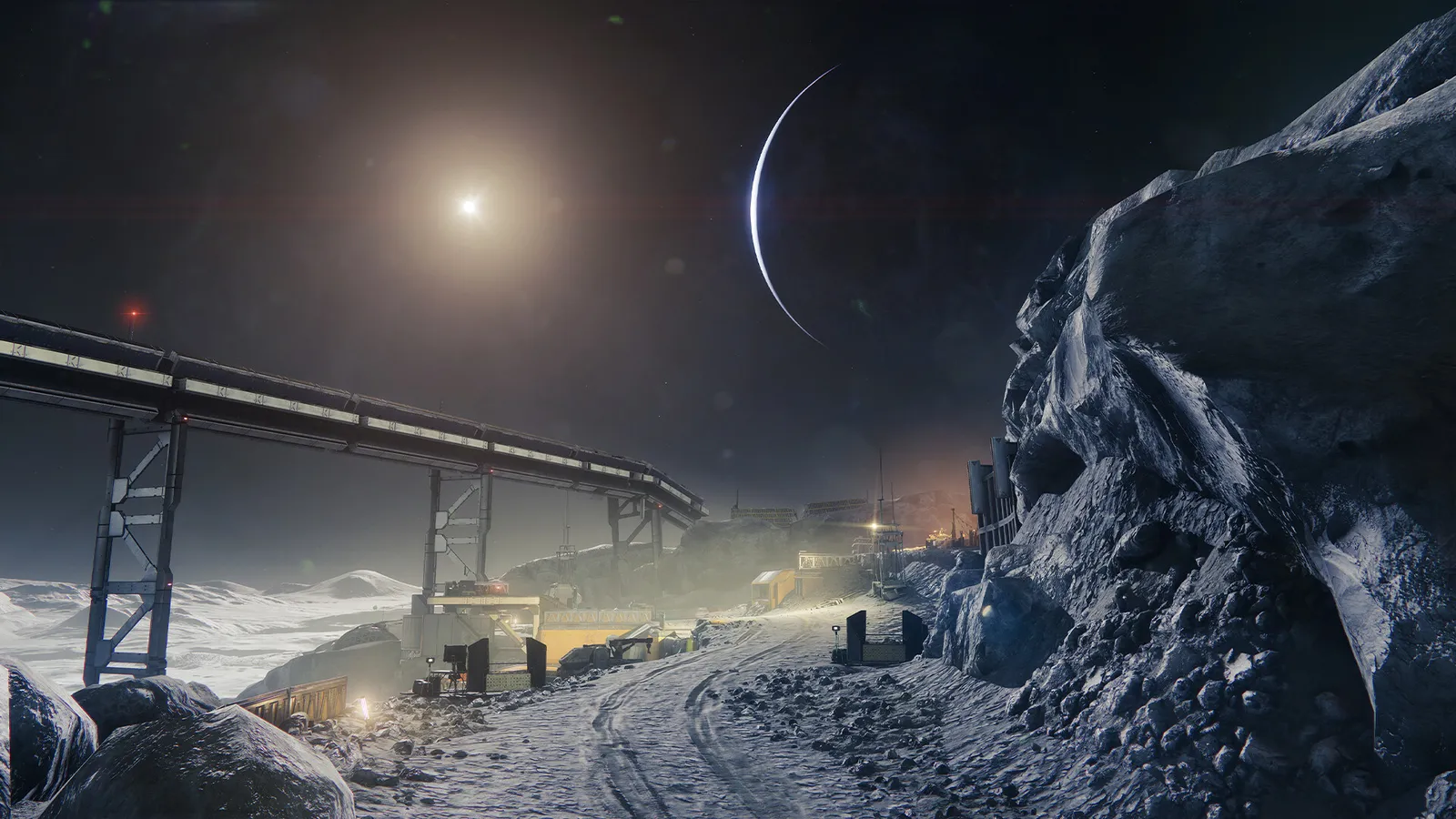 Destiny 2 官方截图,代表品牌整体美术风格
