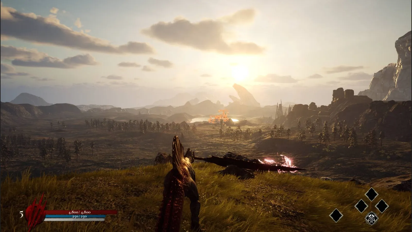 Dinoblade — a young Spinosaurus in combat, official gameplay screenshot.