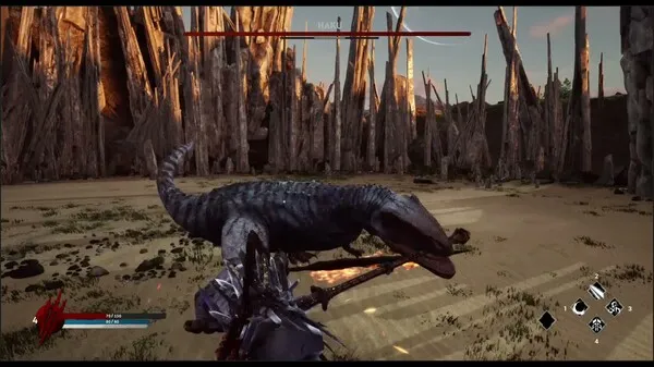 Dinoblade trailer frame — the combat identity that fans want more of
