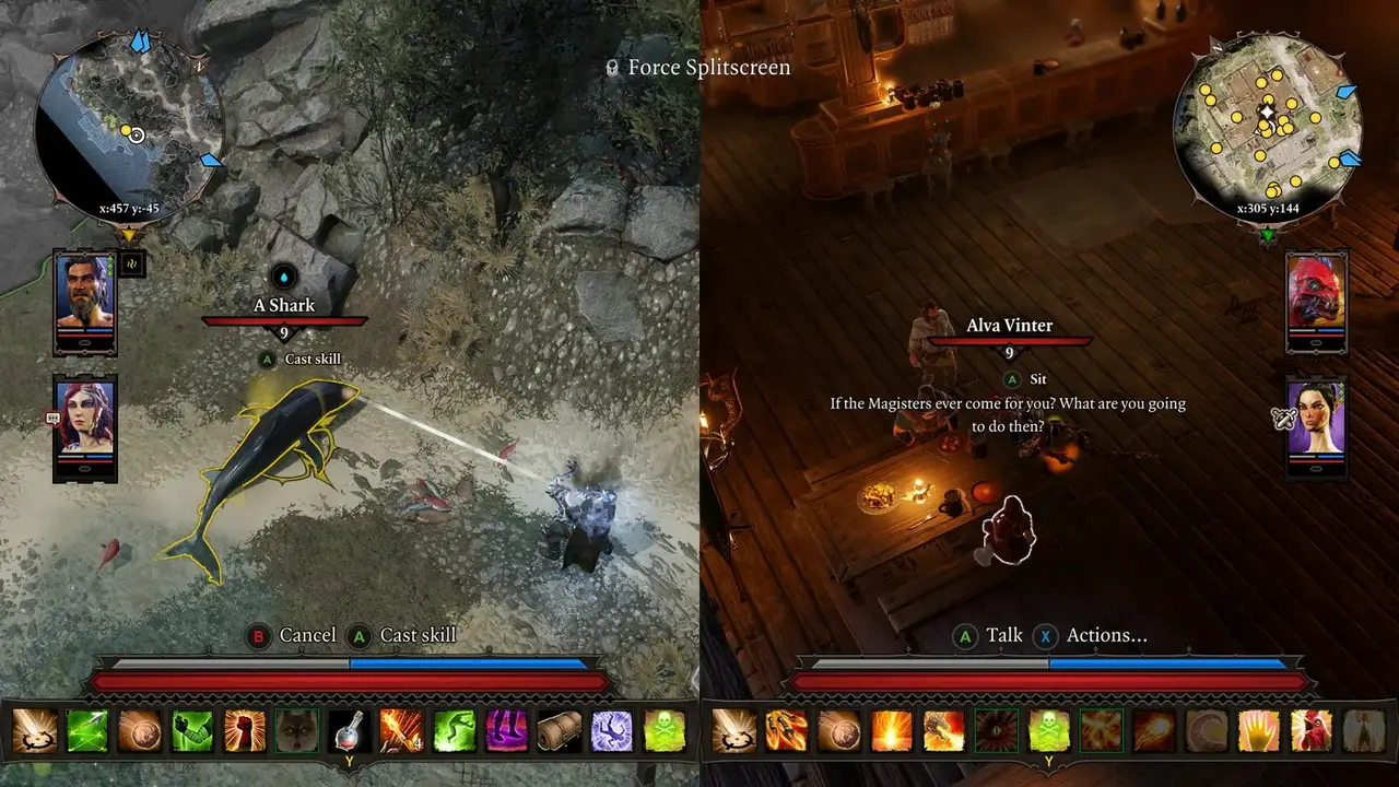Divinity Original Sin 2 combat on Xbox