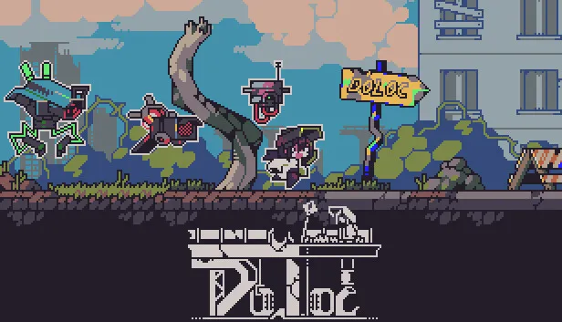 Doloc Town official capsule art — the automation era of your farm.