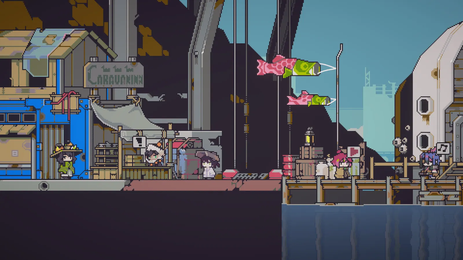Doloc Town official gameplay screenshot of a cave.