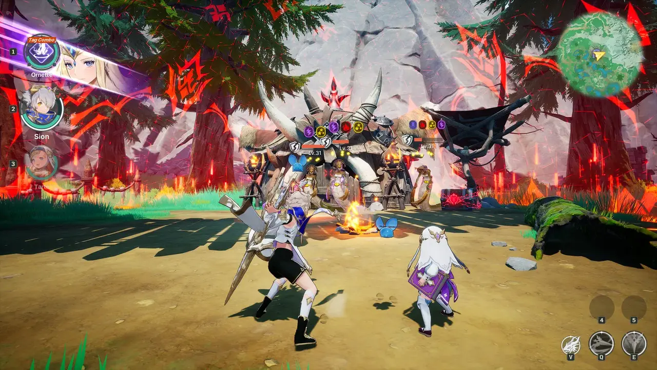 Official DragonSword: Awakening gameplay screenshot.