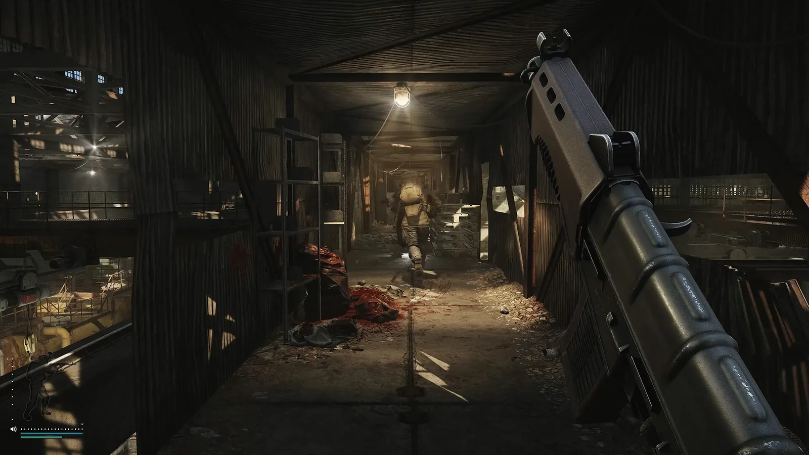 Escape from Tarkov official gameplay screenshot of dark open terrain