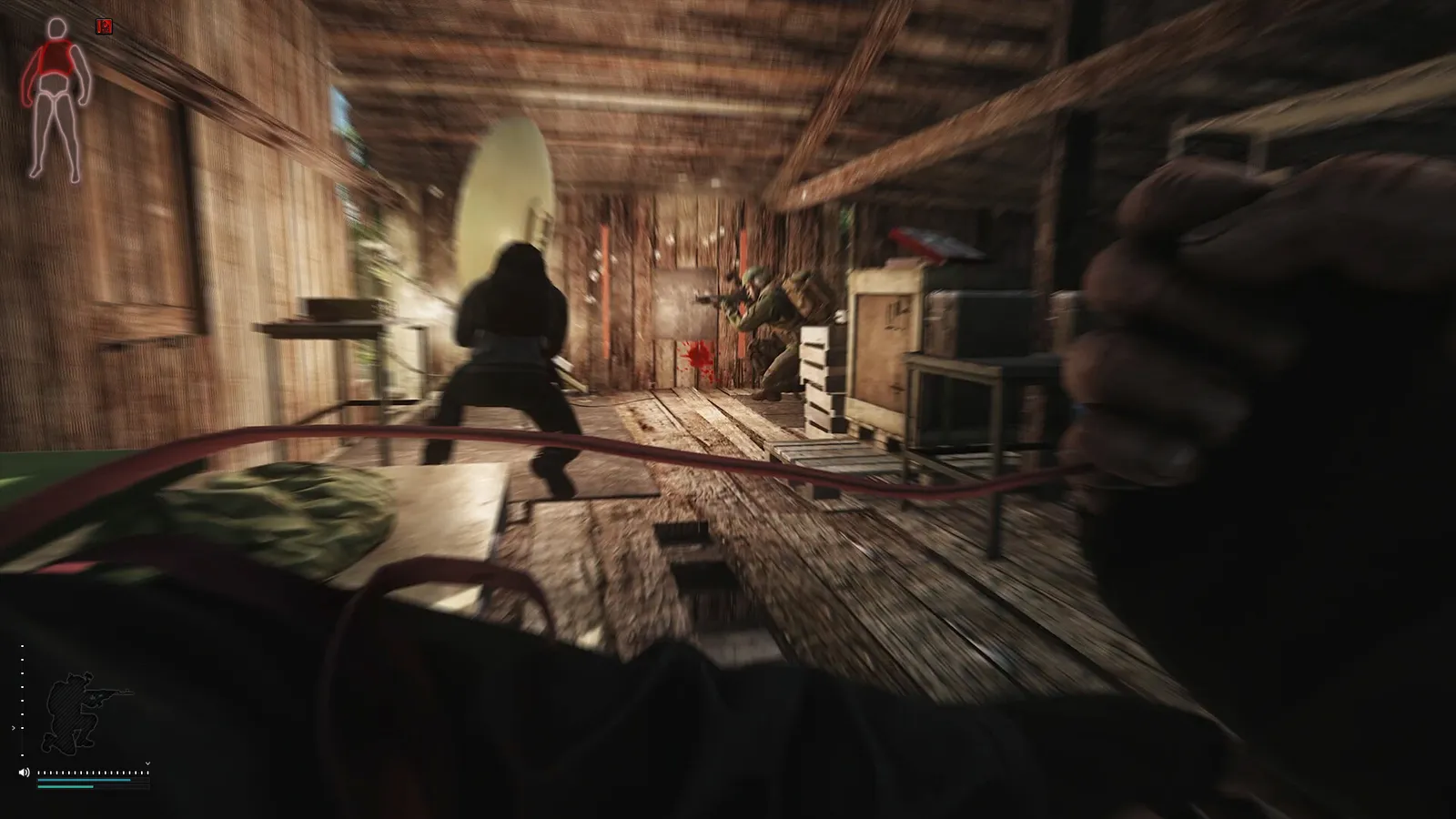 Escape from Tarkov official gameplay screenshot inside a lit building interior