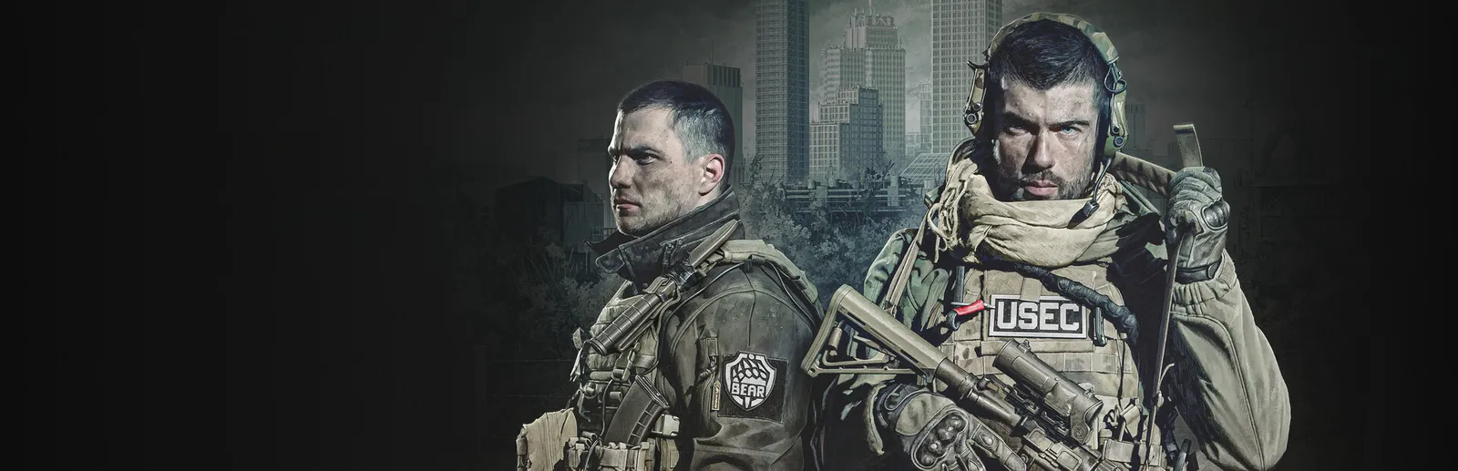 Escape from Tarkov official gameplay screenshot of a dark raid at night