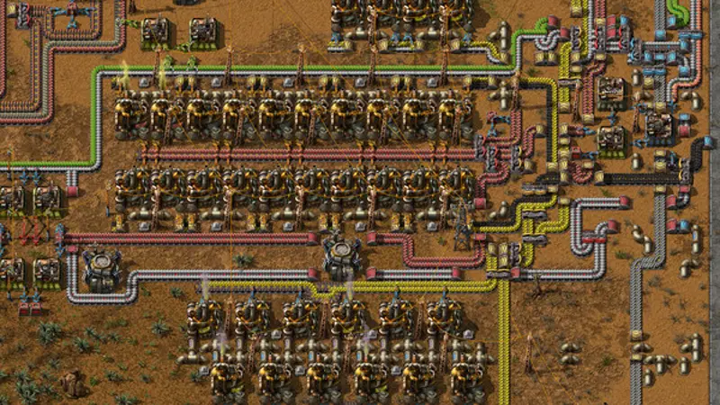 Factorio production line