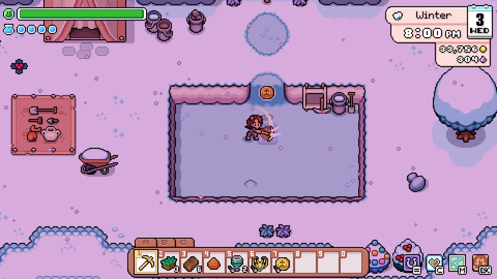 Fields of Mistria gameplay screenshot