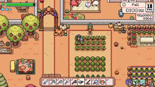 Fields of Mistria gameplay screenshot