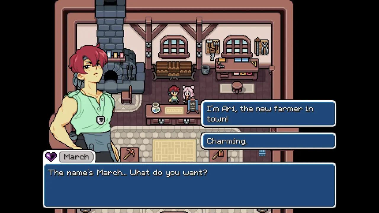 Fields of Mistria gameplay screenshot