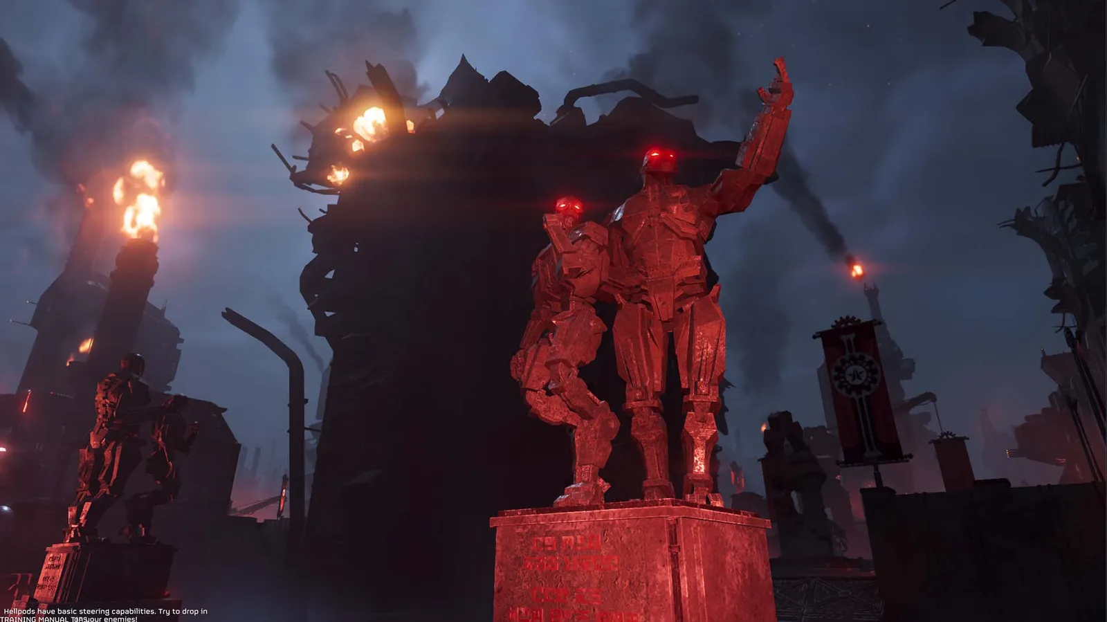Helldivers 2 Helldivers on the front (official promotional image from the PlayStation Blog)