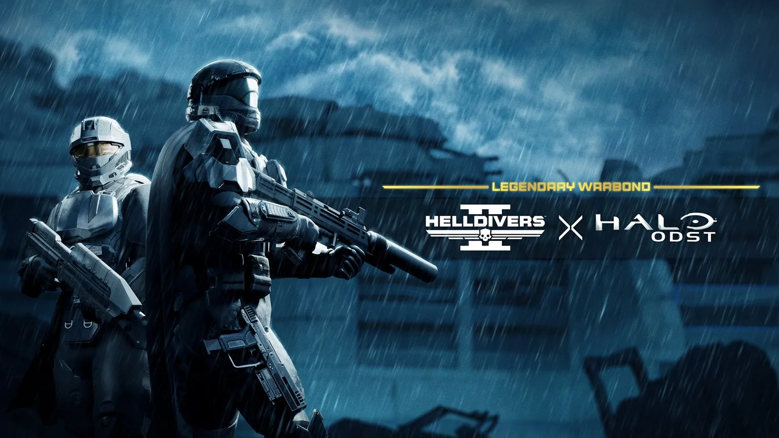 Helldivers 2 x Halo: ODST Legendary Warbond key art (official PlayStation Blog image)