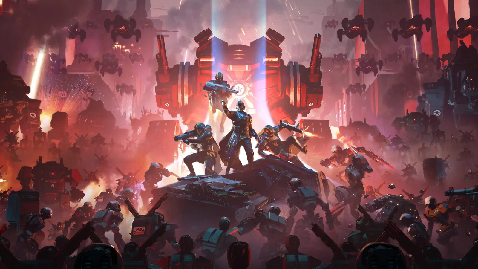 Official Helldivers 2 Machinery of Oppression update key art (PlayStation Blog)