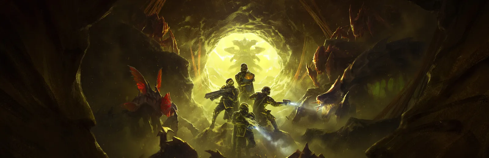 Helldivers 2 combat on PC (official Steam store screenshot)