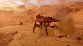 Helldivers 2 fighting Automaton heavy units (official Steam store screenshot)