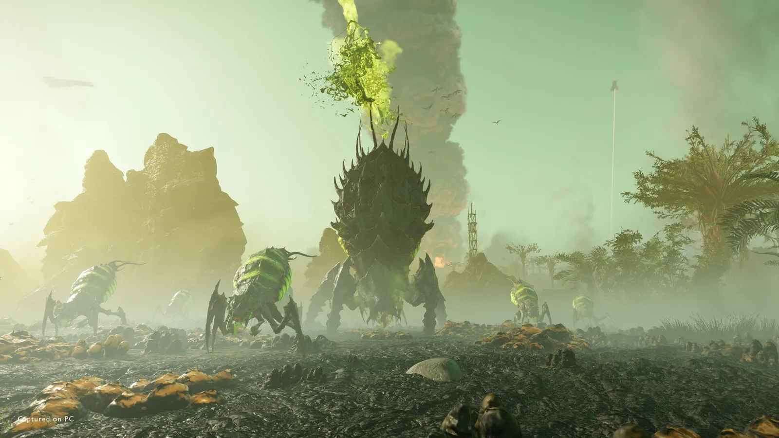 Helldivers 2 official gameplay screenshot (Steam store page)