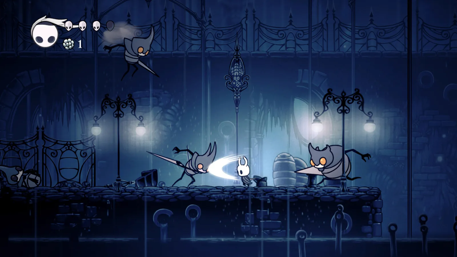 Hollow Knight: Silksong 官方截图——Hornet 场景
