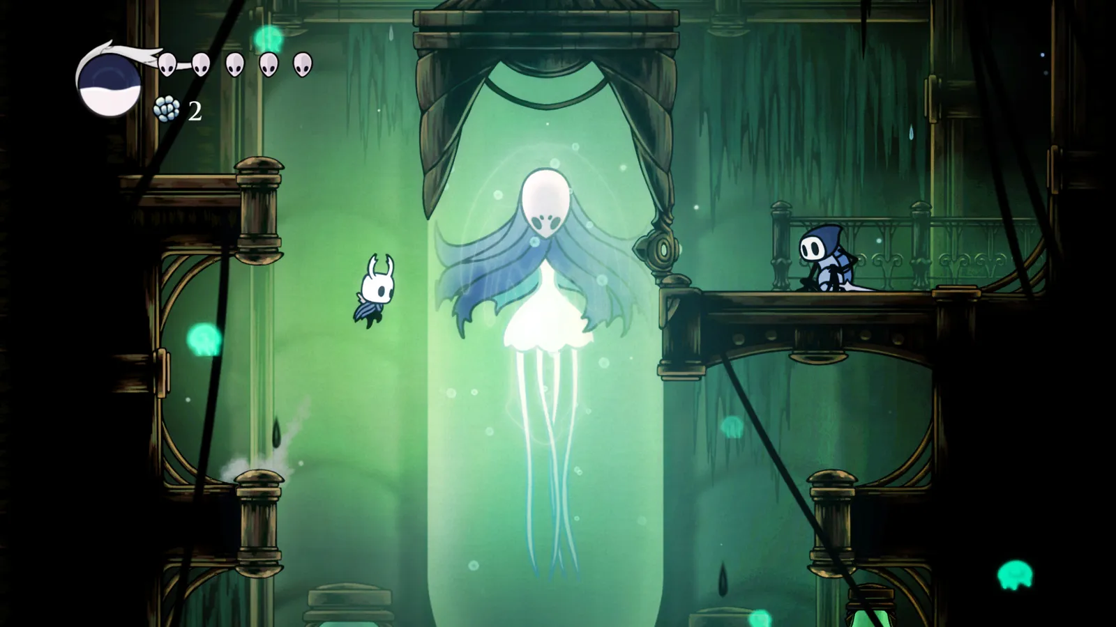 Hollow Knight: Silksong 官方截图——Hornet 场景
