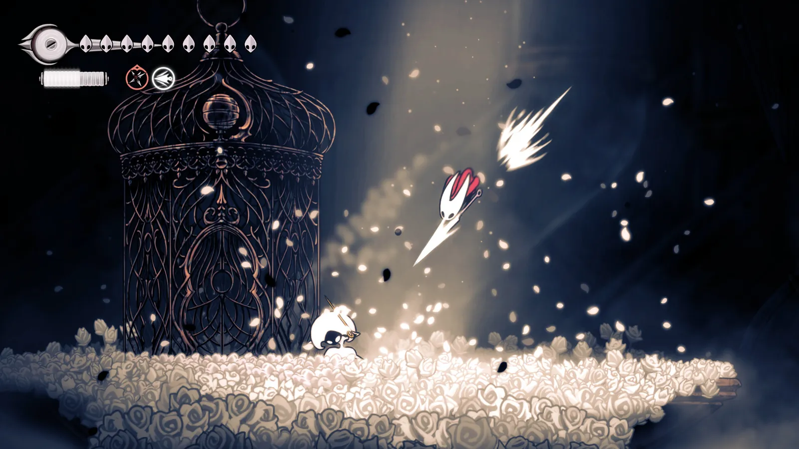 Hollow Knight: Silksong 官方截图——Hornet 场景