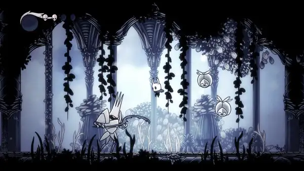 Hollow Knight: Silksong 官方截图——Hornet 探索场景