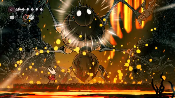 Hollow Knight screenshot — boss arena