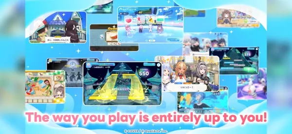 hololive Dreams on mobile — playing the way you want