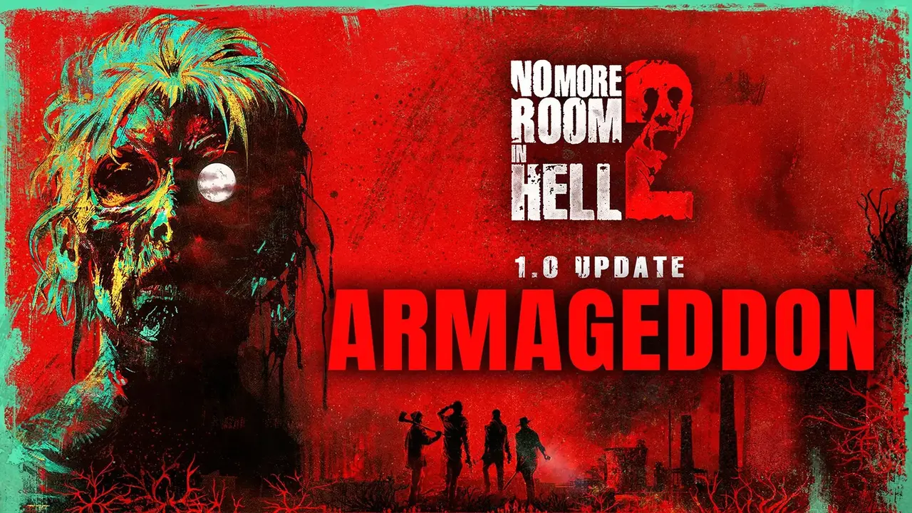 Armageddon 1.0 official title art for No More Room in Hell 2.