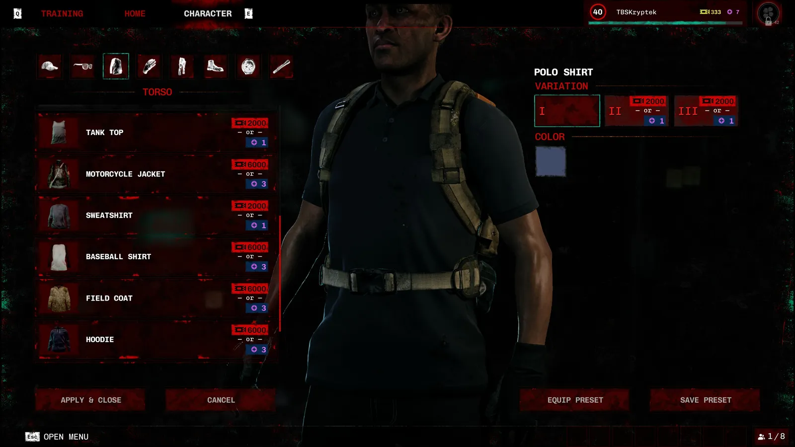 A dark hallway — infection is everywhere in this game.