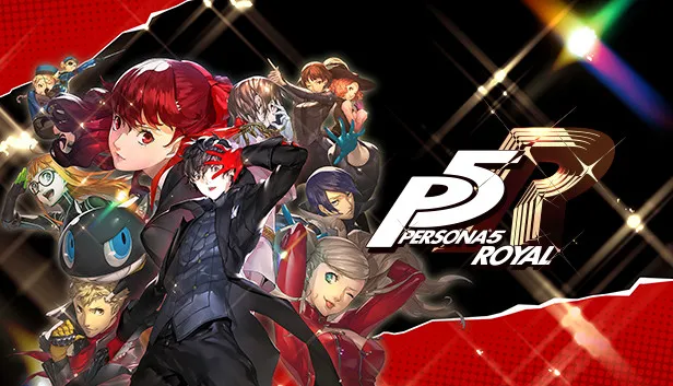 Persona 5 Royal official Steam capsule art featuring the game's logo.