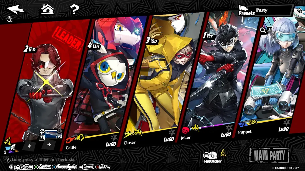 Persona 5: The Phantom X official Steam store screenshot.