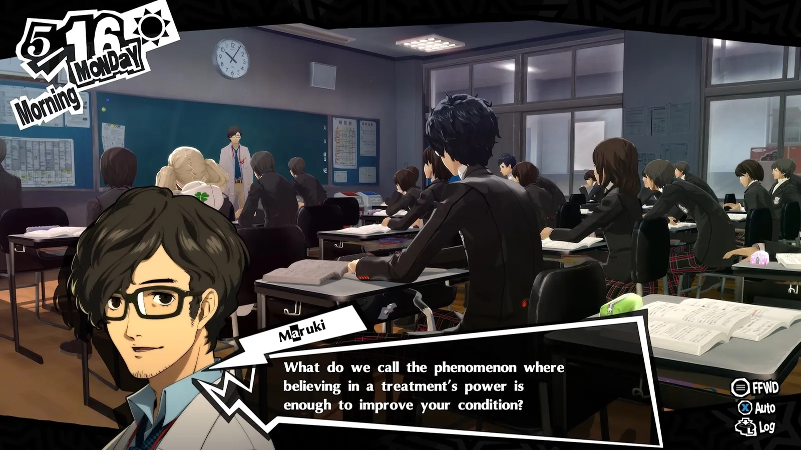 Persona 5 Royal official gameplay screenshot.