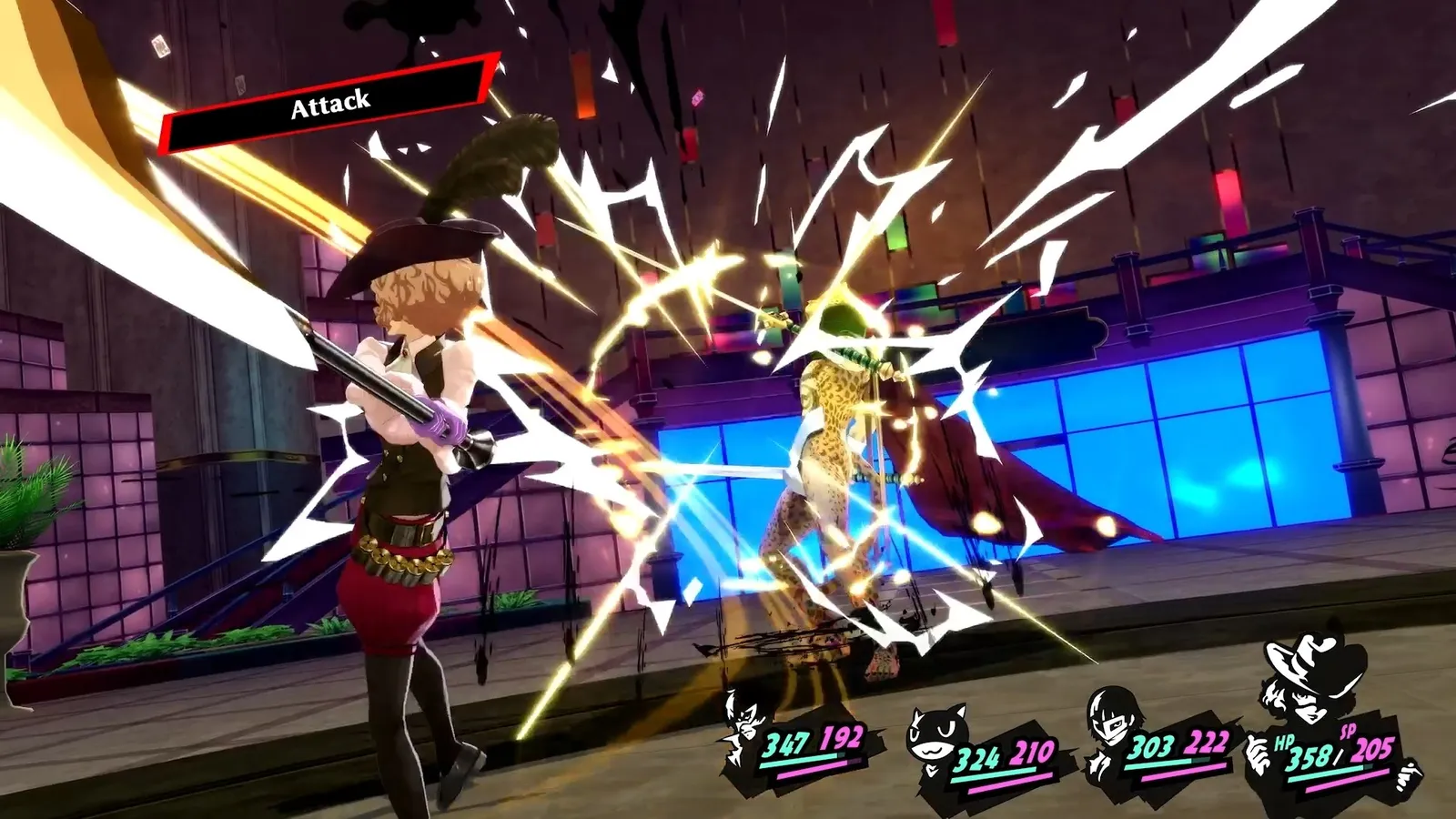 Persona 5 Royal official gameplay screenshot.