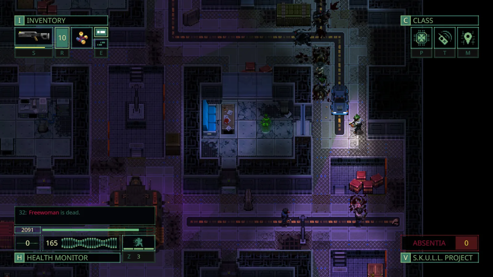 Quasimorph — Civil Resistance storyline mission on a corporate station.