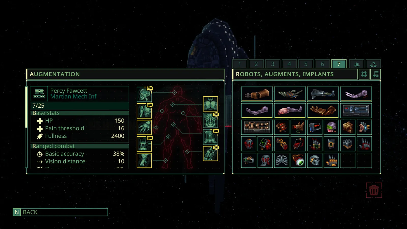 Quasimorph official gameplay — a turn-based extraction mission on station.