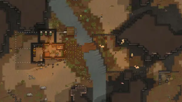 RimWorld gameplay screenshot (Steam store page)