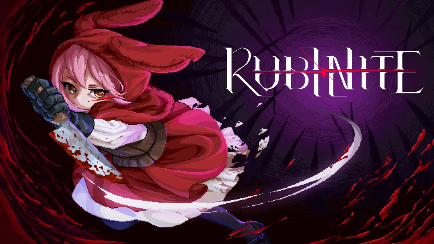 Rubinite official key art — Ruby before the Scarlet Kingdom